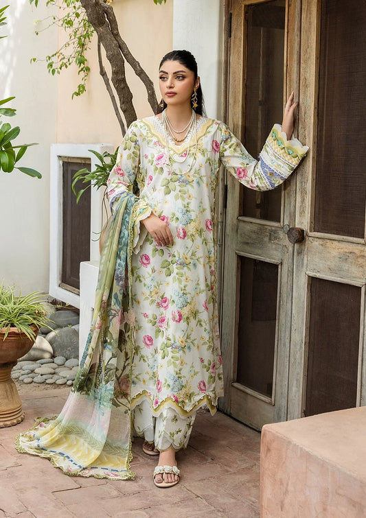 ELAF PRINTS CHIFFON ECD-5A GLADIOLUS GRACE