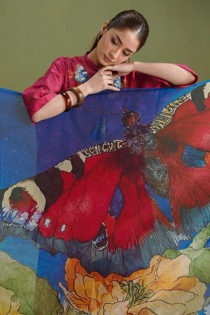 ZARA SHAHJAHAN Coco Prints  Gece-5A