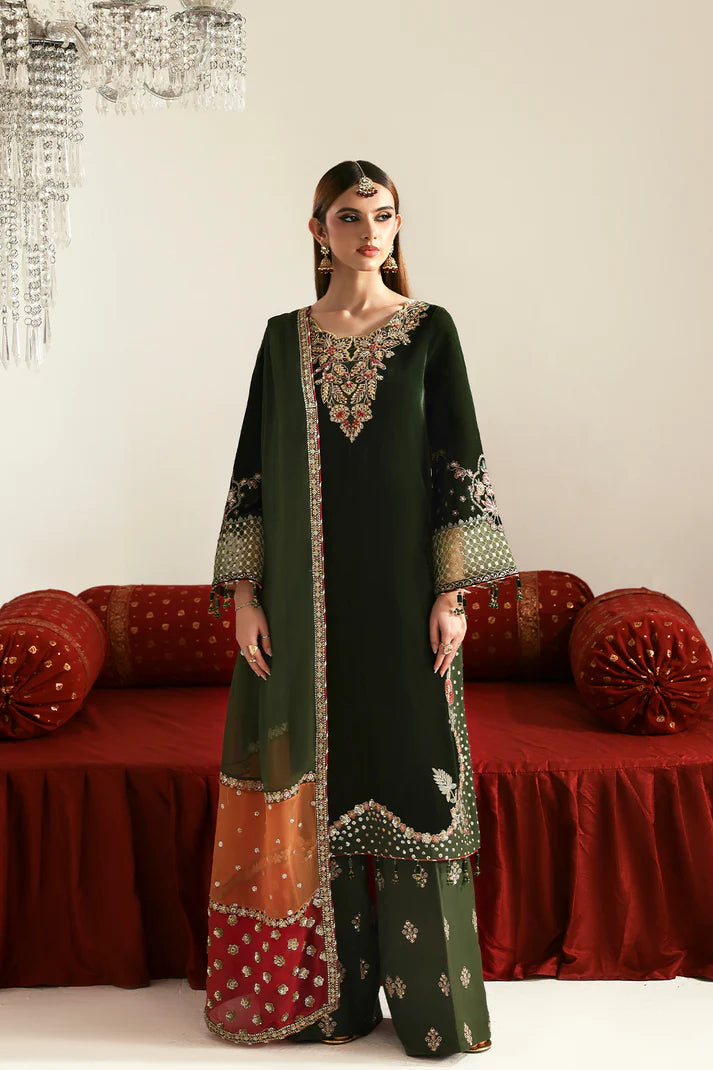 EMAAN ADEEL Zarposh Velvet - AARISH - 01