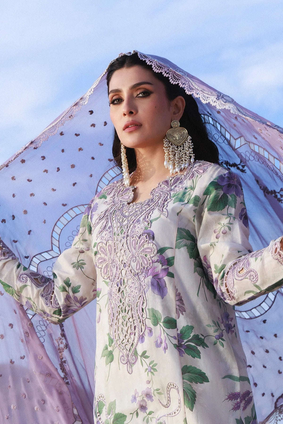 Nureh NE-231 Aman Unstitched Luxury Lawn
