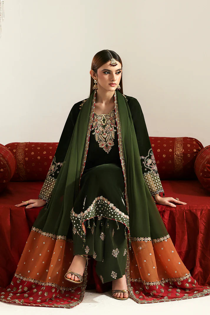 EMAAN ADEEL Zarposh Velvet - AARISH - 01