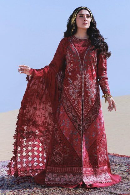 Nureh NE-230 Aman Unstitched Luxury Lawn