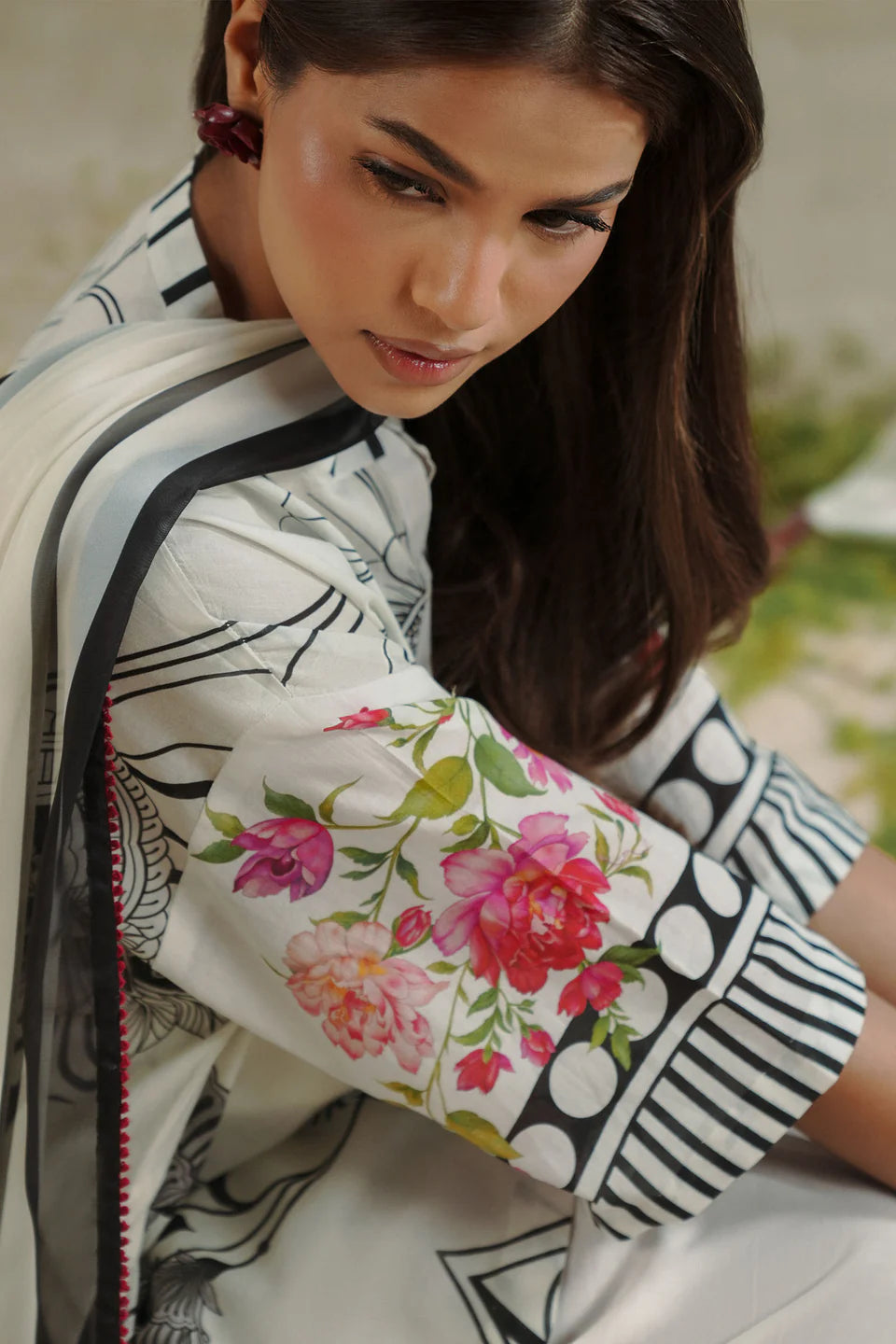 ZARA SHAHJAHAN Coco Prints  Raya-10A