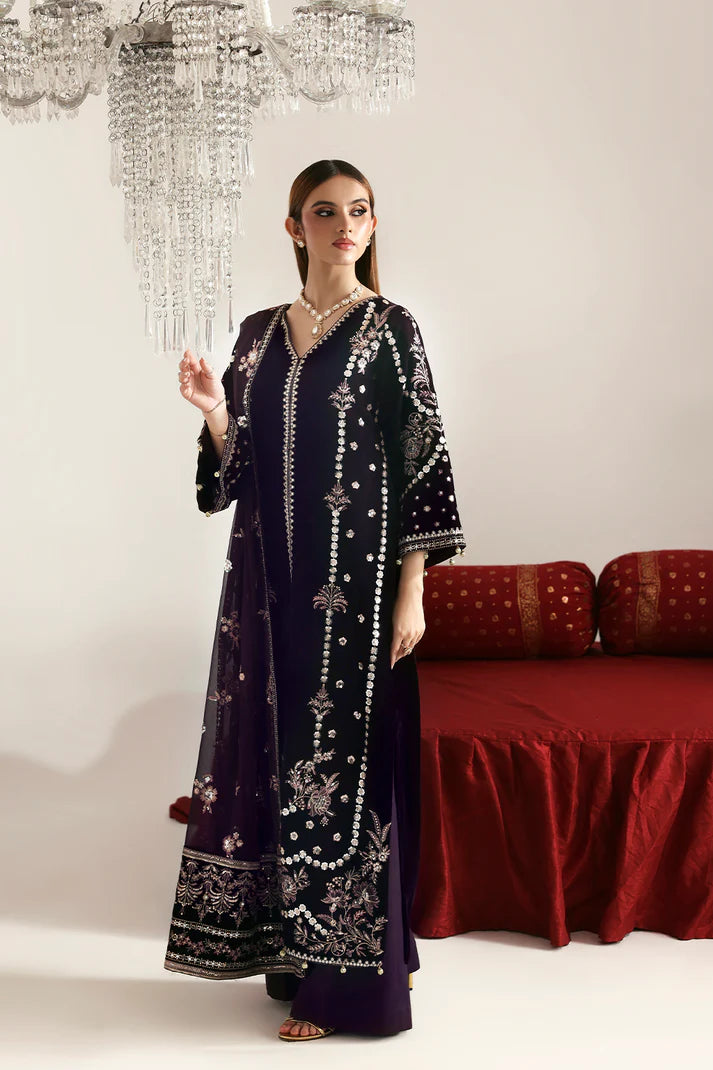EMAAN ADEEL Zarposh Velvet - DILNAR - 02