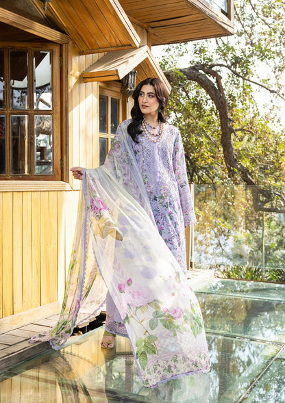 ELAF ERC-6B IRIS Print Chikankari Lawn