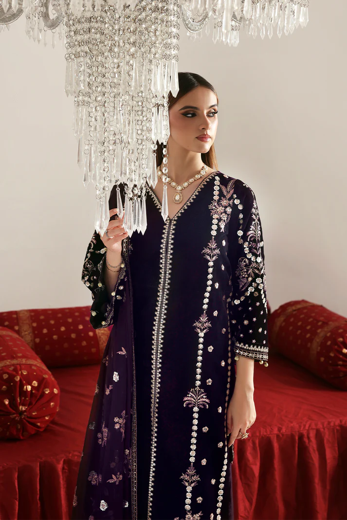 EMAAN ADEEL Zarposh Velvet - DILNAR - 02