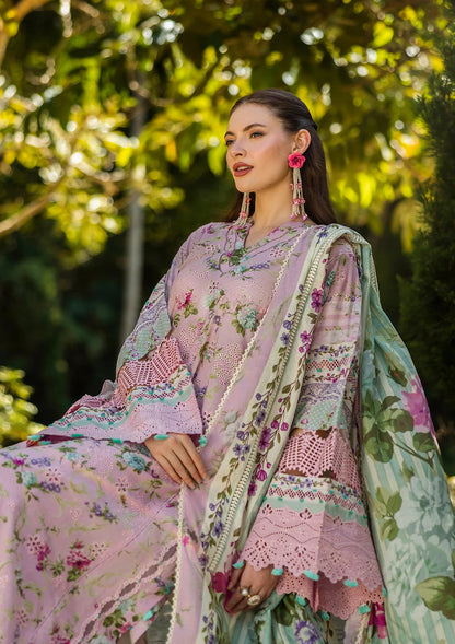 ELAF Print Chikankari ELK-03B PRINCESS ROSE