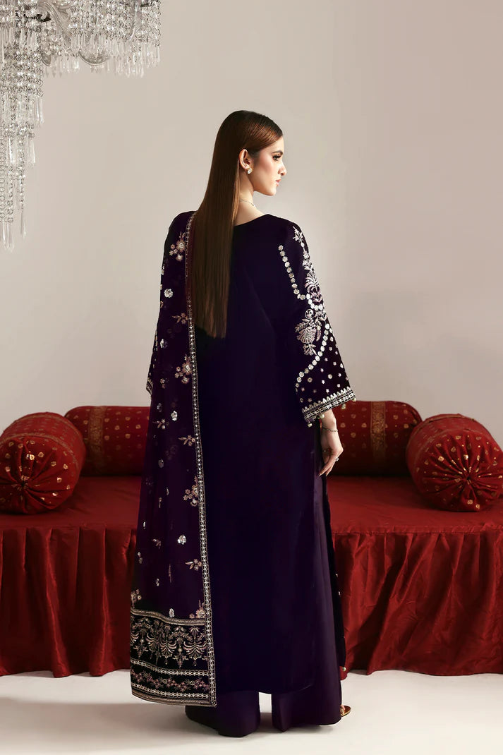 EMAAN ADEEL Zarposh Velvet - DILNAR - 02