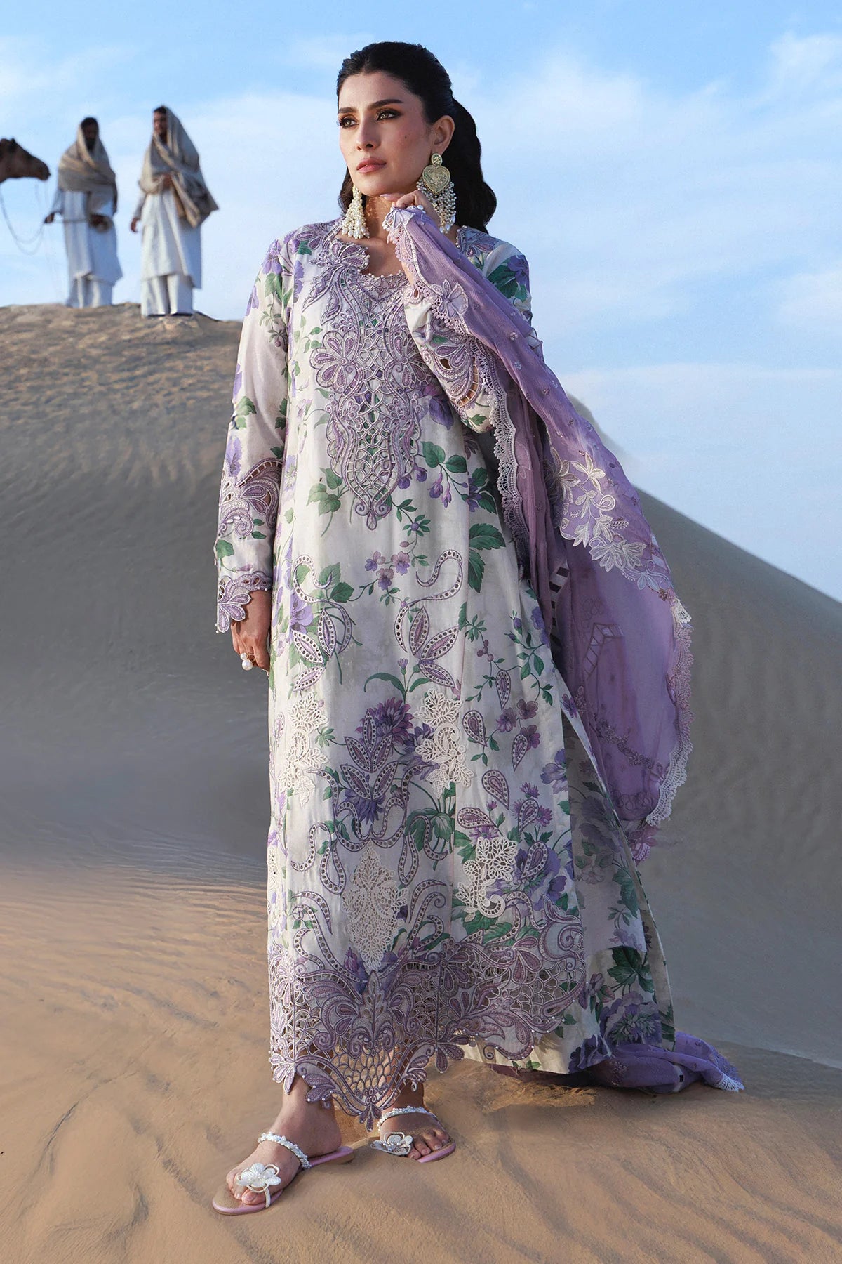 Nureh NE-231 Aman Unstitched Luxury Lawn