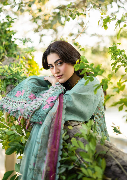 ELAF ERC-4B NAYAB Print Chikankari Lawn