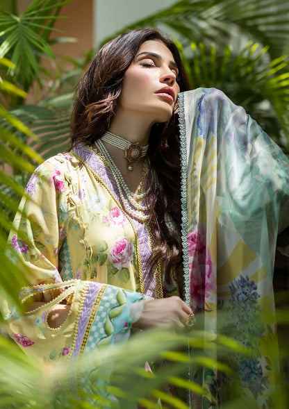 ELAF PRINTS CHIFFON ECD-5B SAFFROSE