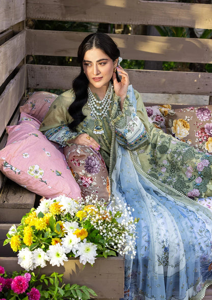 ELAF ERC-8B MENAH Print Chikankari