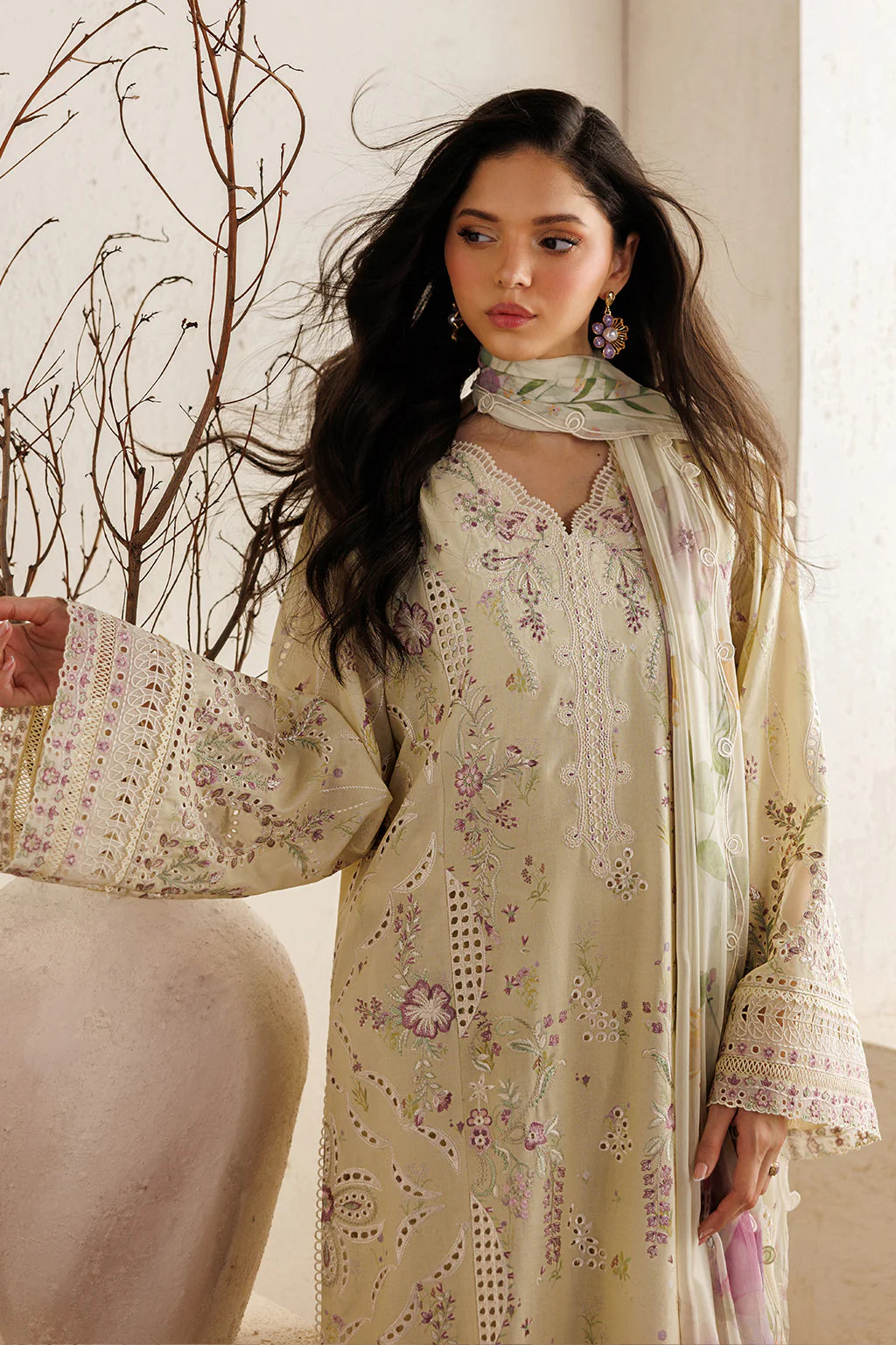 IZNIK Festive Lawn IBE-08 Embroidered Lawn
