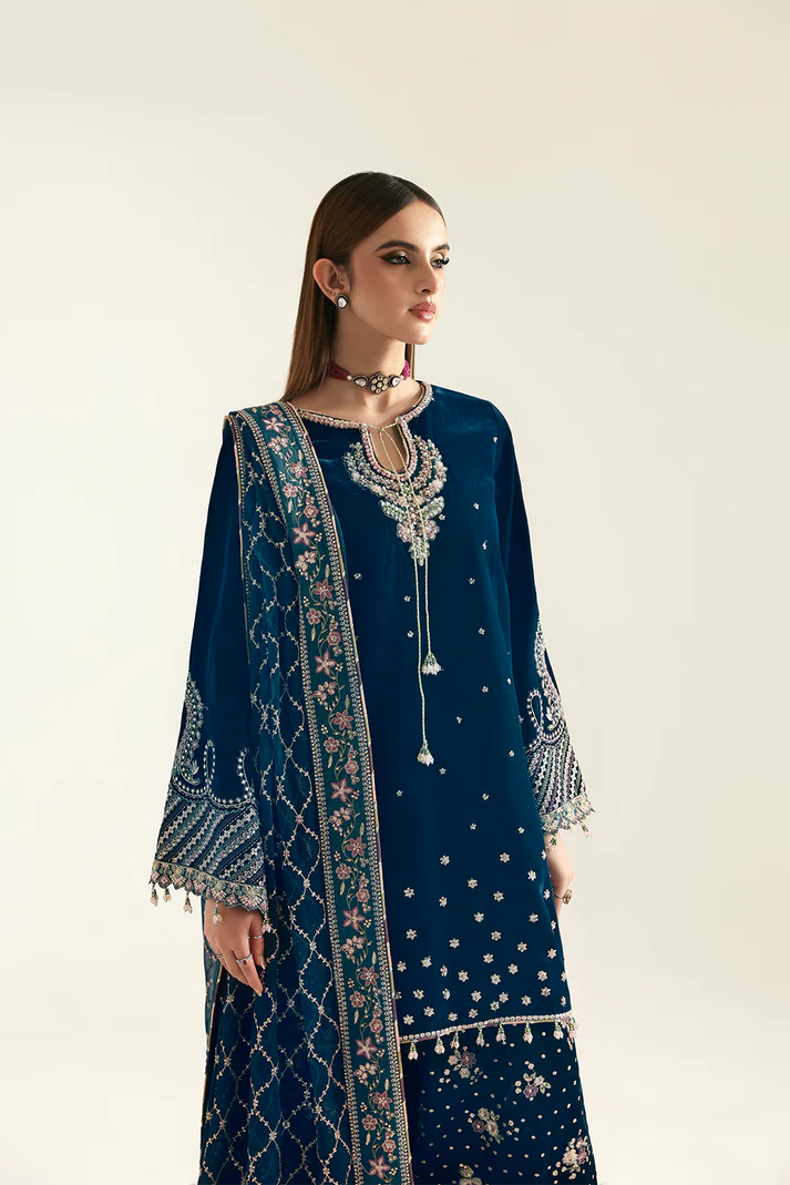 EMAAN ADEEL Zarposh Velvet - JAHANARA - 03