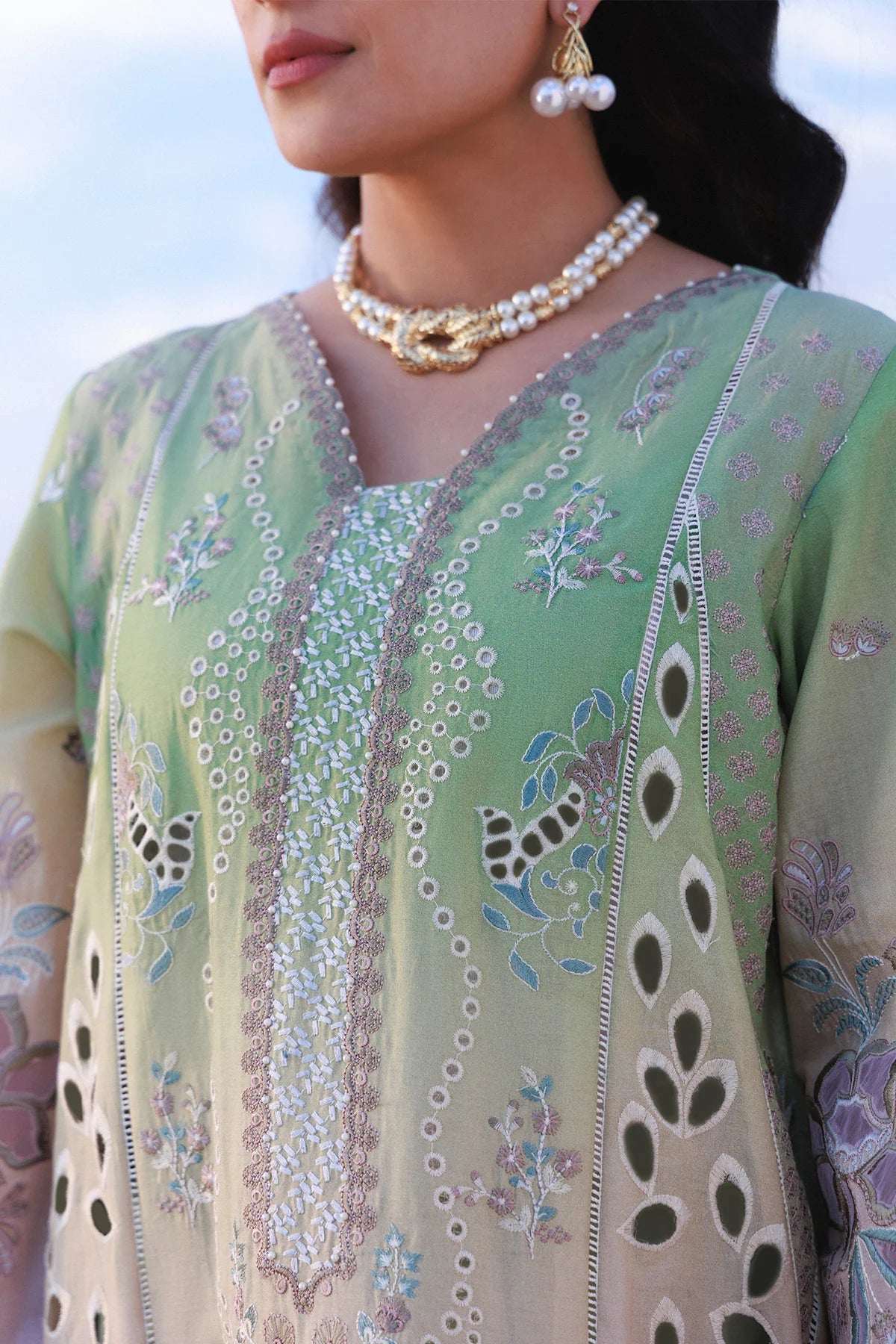 Nureh NE-228 AmanUnstitched Luxury Lawn