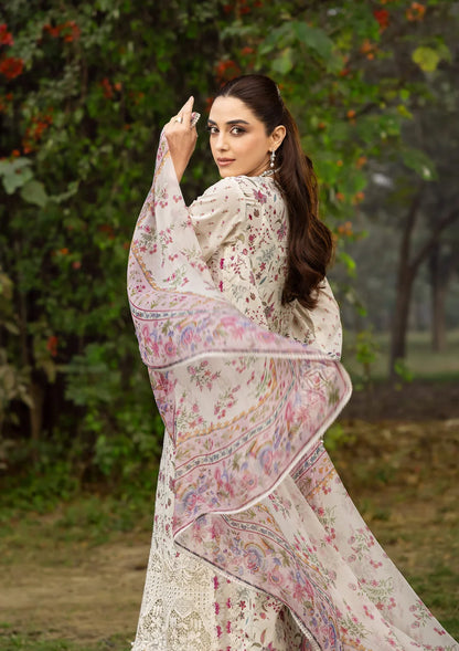 ELAF ERC-5A MEHR Print Chikankari Lawn
