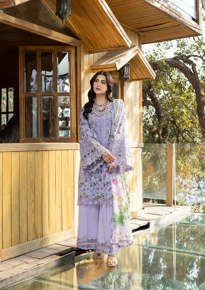 ELAF ERC-6B IRIS Print Chikankari Lawn