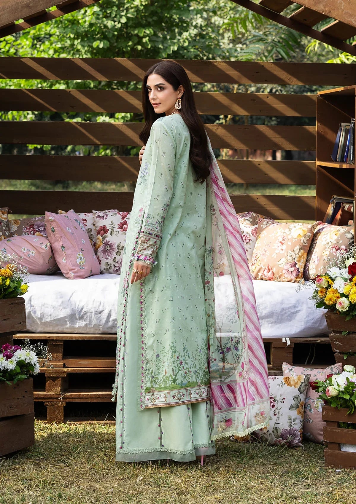 ELAF ERC-7B NAHL Print ChikanKari