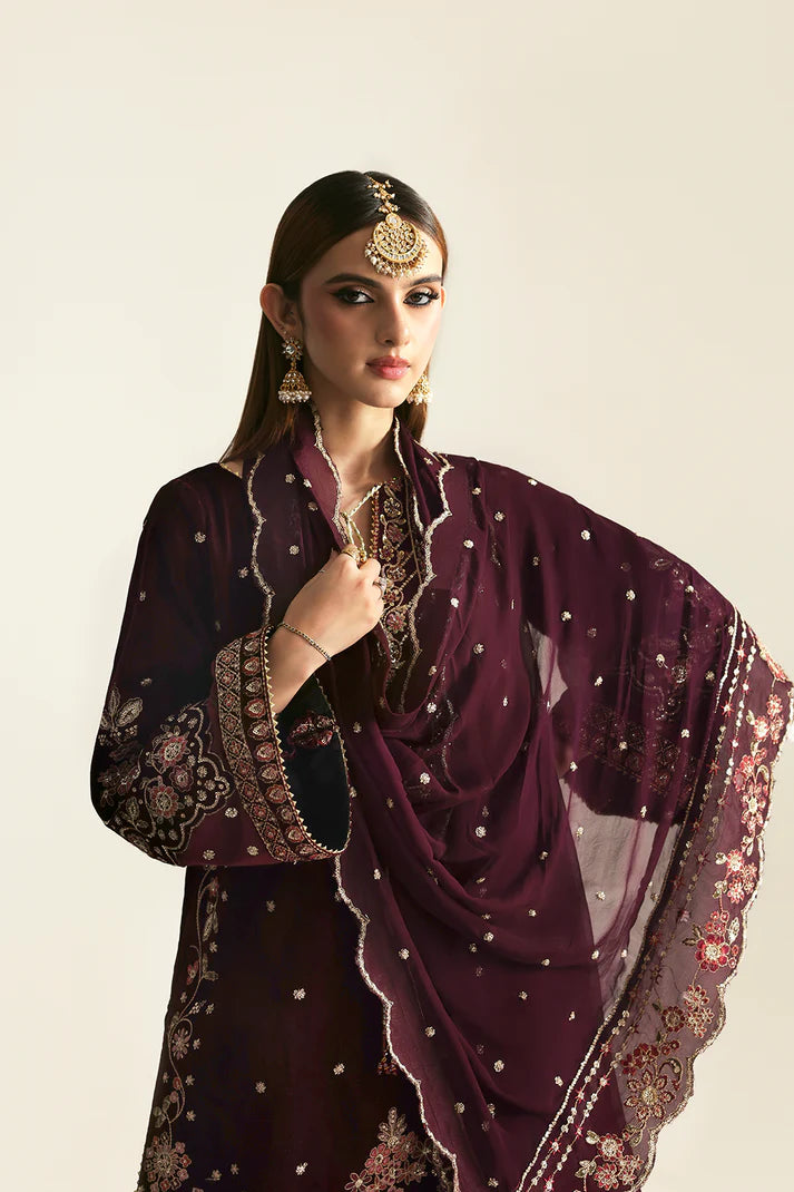 EMAAN ADEEL Zarposh Velvet - KANWAL - 04