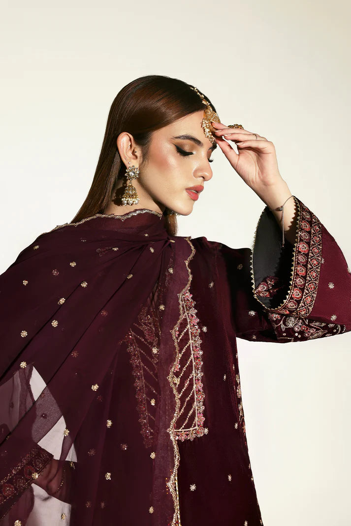 EMAAN ADEEL Zarposh Velvet - KANWAL - 04