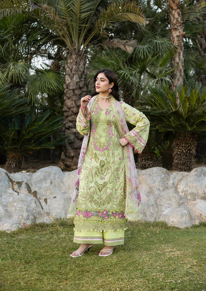 ELAF ERC-2A HINA Print Chikankari Lawn