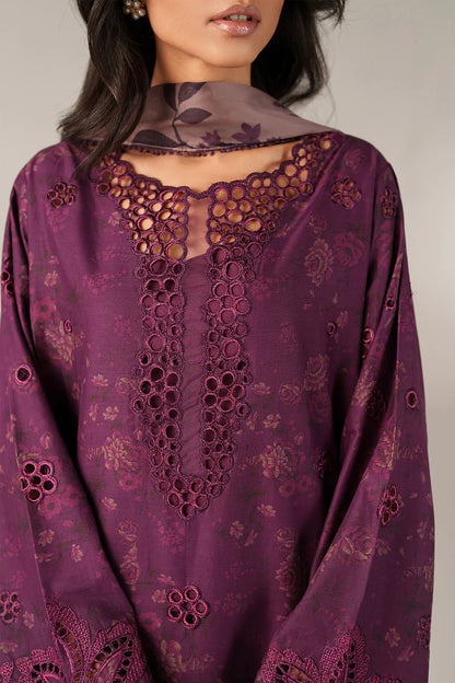 IZNIK Spring Summer 26 SS-08 Embroidered Lawn