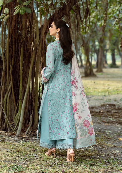 ELAF ERC-2B BATIK Print Chikankari Lawn