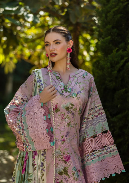 ELAF Print Chikankari ELK-03B PRINCESS ROSE