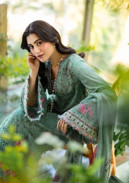 ELAF ERC-4B NAYAB Print Chikankari Lawn