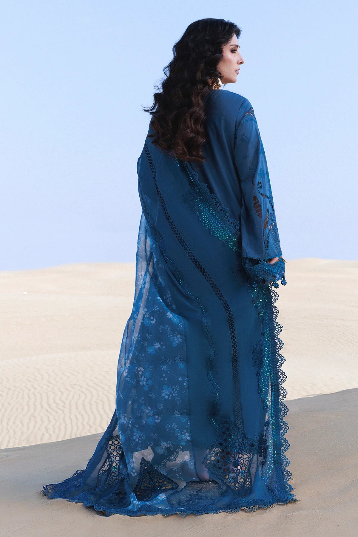 Nureh NE-229 Aman Unstitched Luxury Lawn