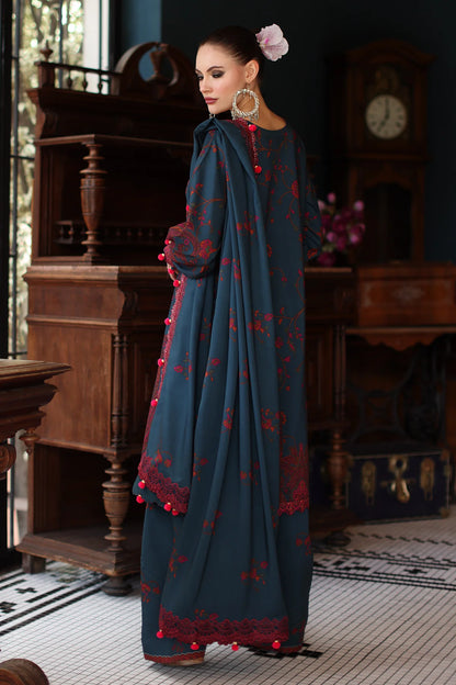 CHARIZMA Aniq Vol-01 2025 Fall Winter 3-PC Unstitched Embroidered Linen Collection ANW6-04