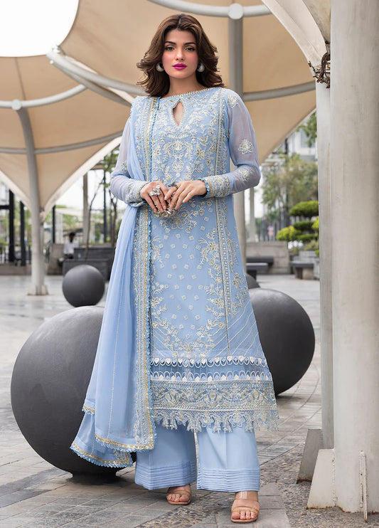 SAHANE CT 25001 First Rain - At First Glance | Unstitched Chiffon | 3 Piece