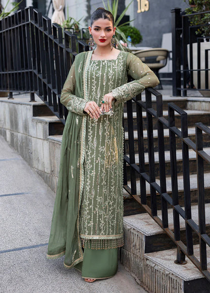 SAHANE CT 25006 Mist - At First Glance | Unstitched Chiffon | 3 Piece