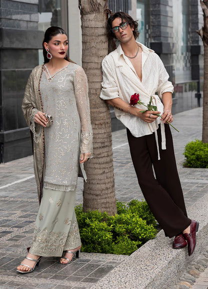 SAHANE CT 25007 Dew - At First Glance | Unstitched Chiffon | 3 Piece