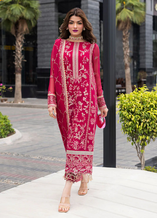 SAHANE CT 25003 Dousee - At First Glance | Unstitched Chiffon | 3 Piece
