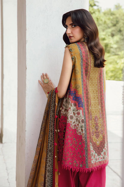 MARIA B. -  M. Prints 3 Piece Unstitched Embroidered Cambric Suit | MPT-2710-A