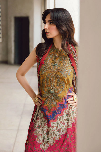MARIA B. -  M. Prints 3 Piece Unstitched Embroidered Cambric Suit | MPT-2710-A