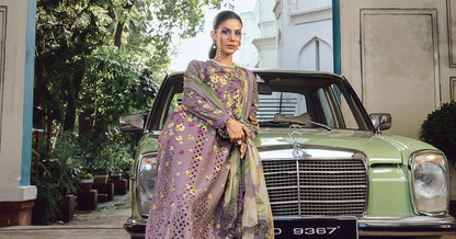 MARIA B. -  M. Prints 3 Piece Unstitched Embroidered Cambric Suit | MPT-2706-B