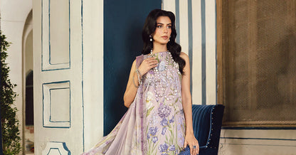 MARIA B. -  M. Prints 3 Piece Unstitched Embroidered Cambric Suit | MPT-2708-A
