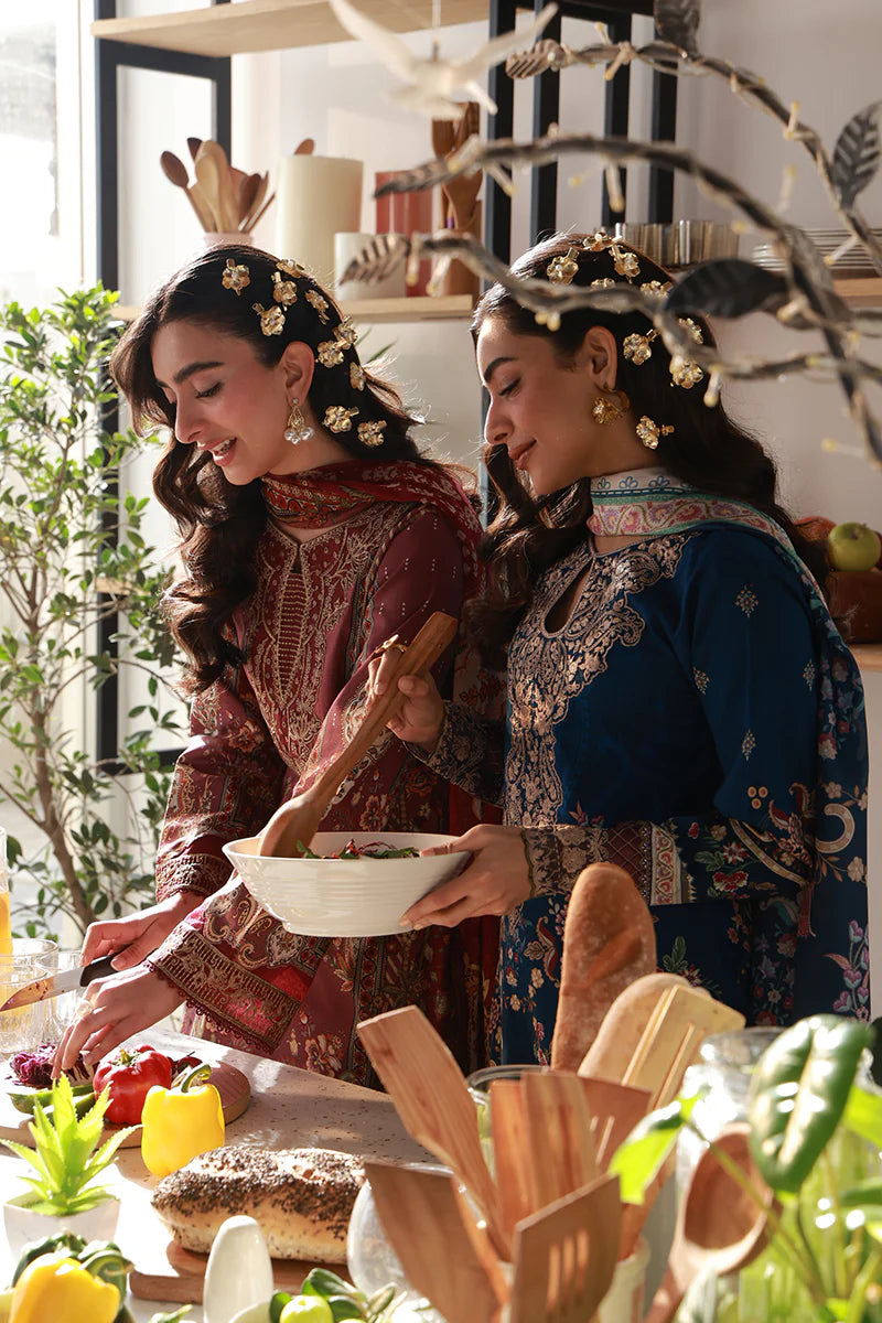 GULAAL Delia Unstitched Lawn Onyxa D10