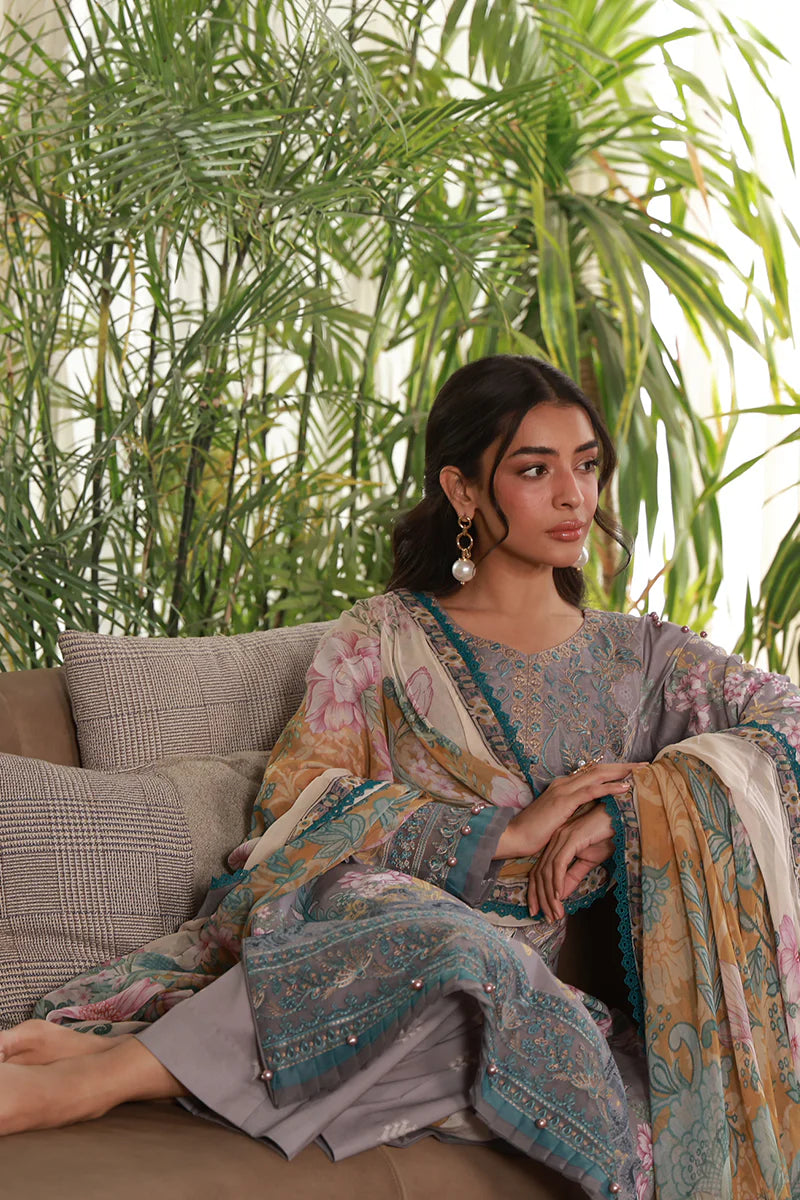 GULAAL Delia Unstitched Lawn Orra D2