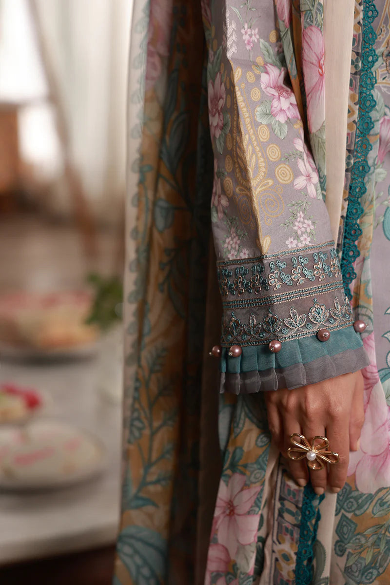 GULAAL Delia Unstitched Lawn Orra D2