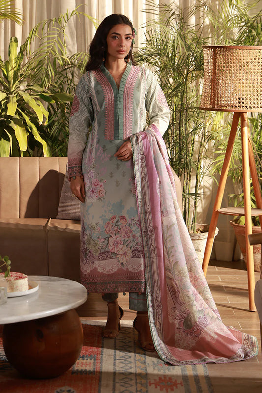 GULAAL Delia Unstitched Lawn Elys D3
