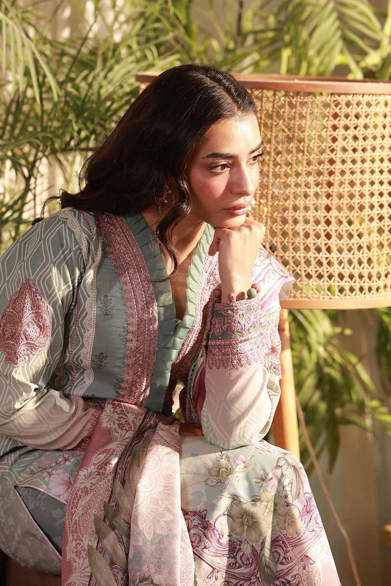 GULAAL Delia Unstitched Lawn Elys D3
