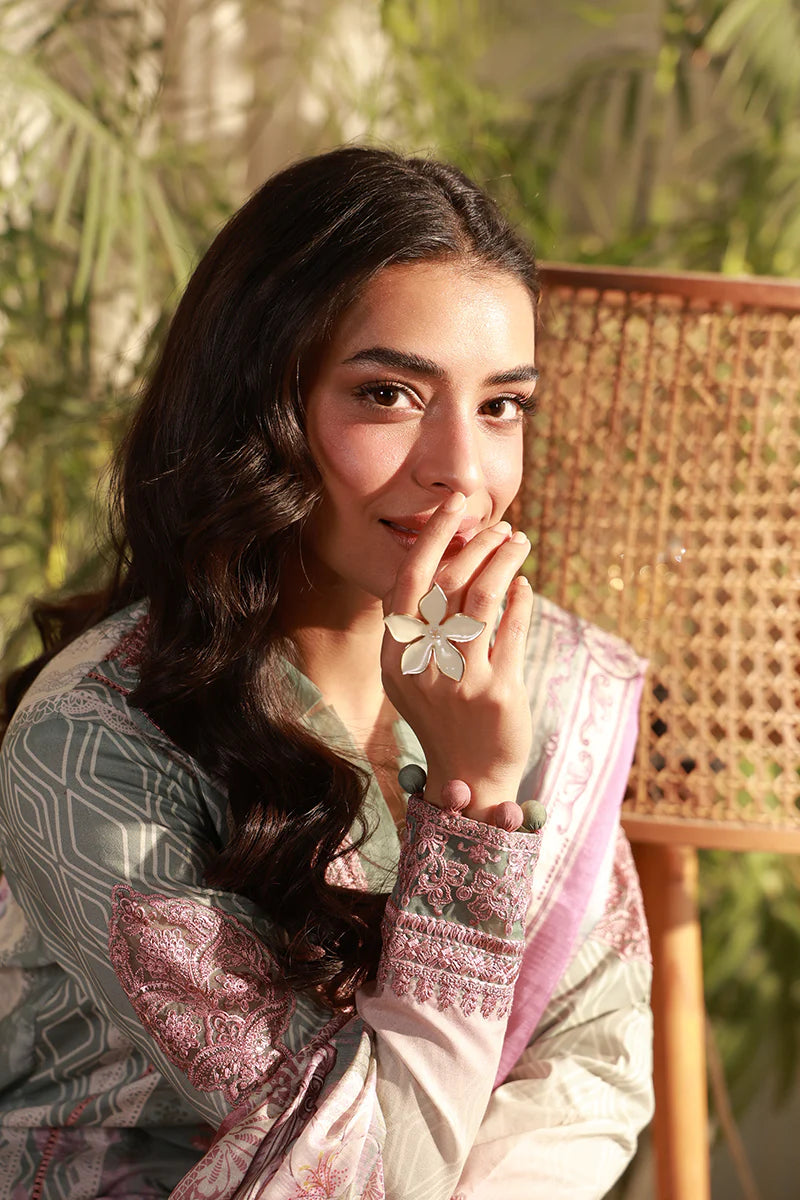 GULAAL Delia Unstitched Lawn Elys D3