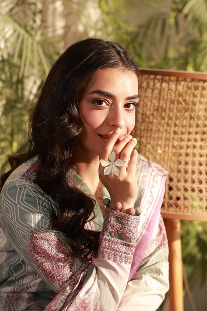 GULAAL Delia Unstitched Lawn Elys D3
