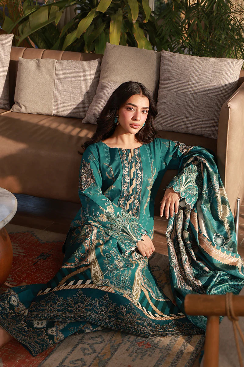 GULAAL Delia Unstitched Lawn Isla D4