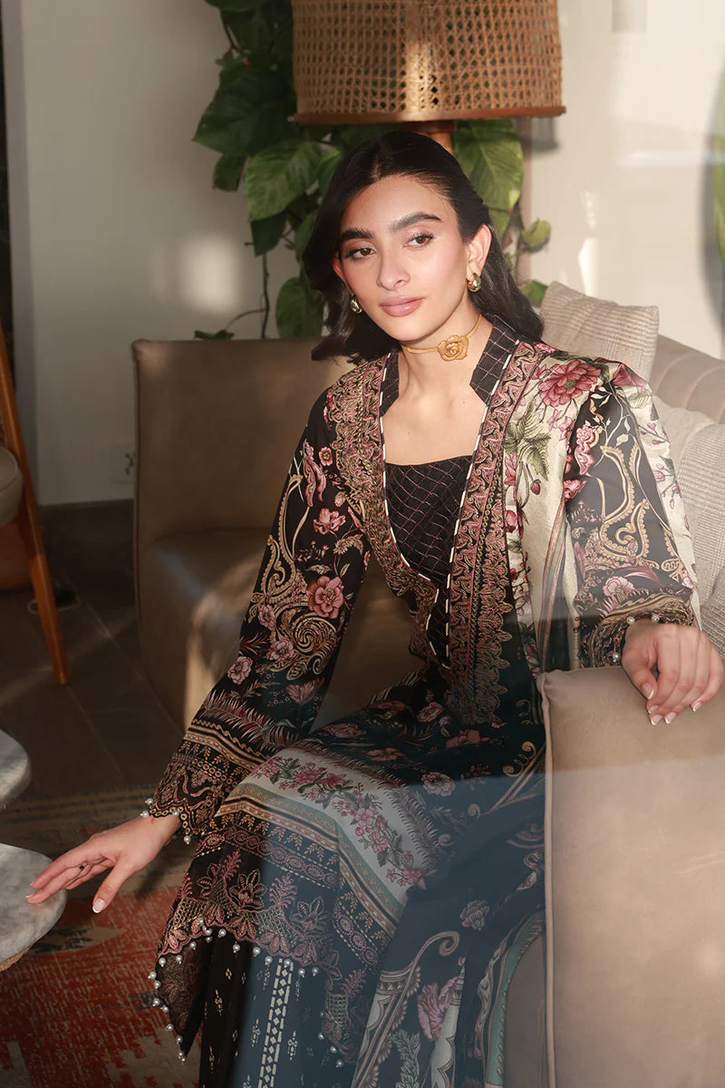 GULAAL Delia Unstitched Lawn Soleil D5