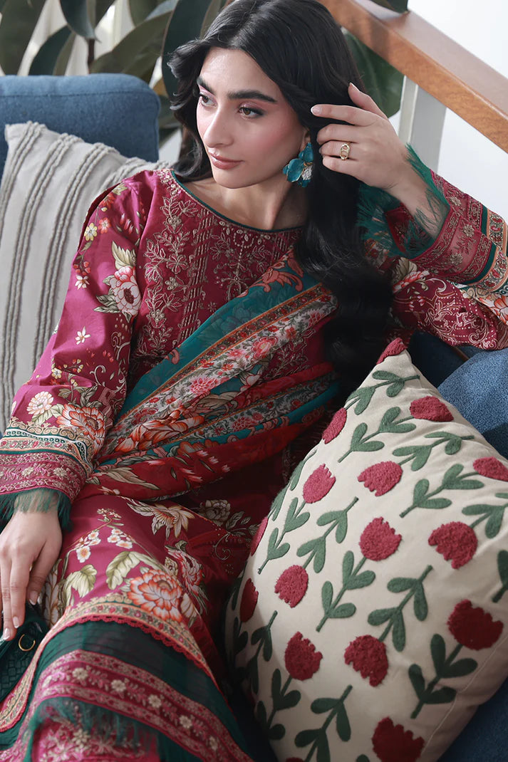 GULAAL Delia Unstitched Lawn Hilyn D8