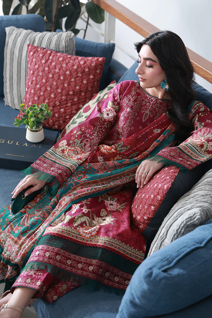 GULAAL Delia Unstitched Lawn Hilyn D8